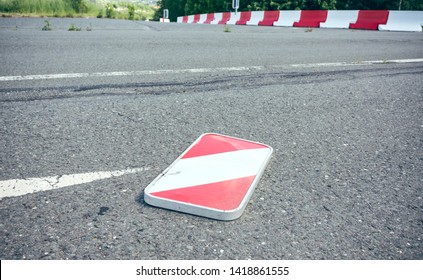 Chevron Road Markings High Res Stock Images Shutterstock