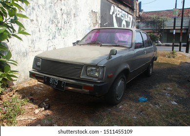 Damaged Holden Gemini Sedan, Parked On The Roadside In Batang, Central Java, Indonesia, September 21, 2019