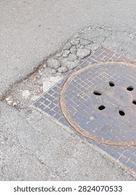 Damaged or improper handling of infrastructure potholes