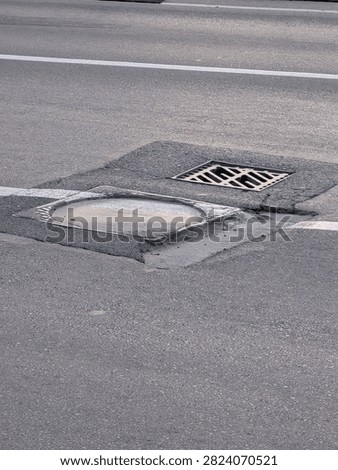 Damaged or improper handling of infrastructure potholes