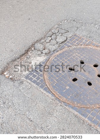 Damaged or improper handling of infrastructure potholes