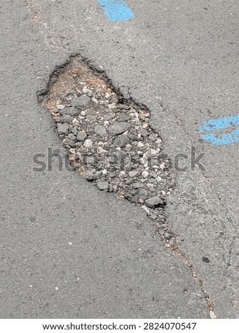 Damaged or improper handling of infrastructure potholes