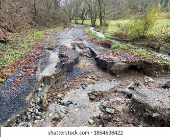 Damaged Road - Montgomery County, VA