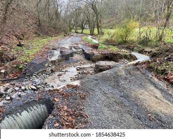 Damaged Road - Montgomery County, VA