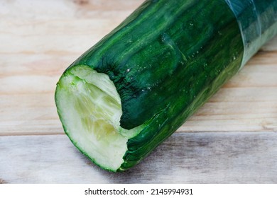 damaged and rotting vegetables, dry and calloused cucumber