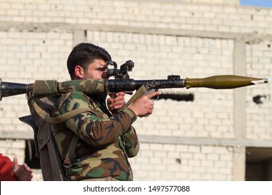 Damascus, Syria, 02-15-2016: Syrian Arab Army Soldiers, Syria