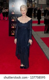 Dame Helen Mirren Arriving For The Laurence Olivier Awards 2013 At The Royal Opera House, Covent Garden, London. 28/04/2013