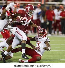 Damien Harris #34-Alabama Football Campingworld Kickoff September 1st, 2018 In Orlando Florida -USA Alabama Crimson Tide Vs. Louisville Cardinals 