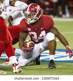 Damien Harris-Alabama Football Campingworld Kickoff September 1st, 2018 In Orlando Florida -USA Alabama Crimson Tide Vs. Louisville Cardinals 