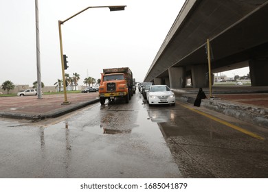 Dammam City , Street And Cars, Dammam  Saudi Arabia 2019