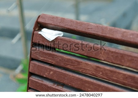 Similar – Image, Stock Photo Wooden slats in waste container