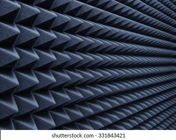 Dampening Acoustical Foam On Recording Studio Wall