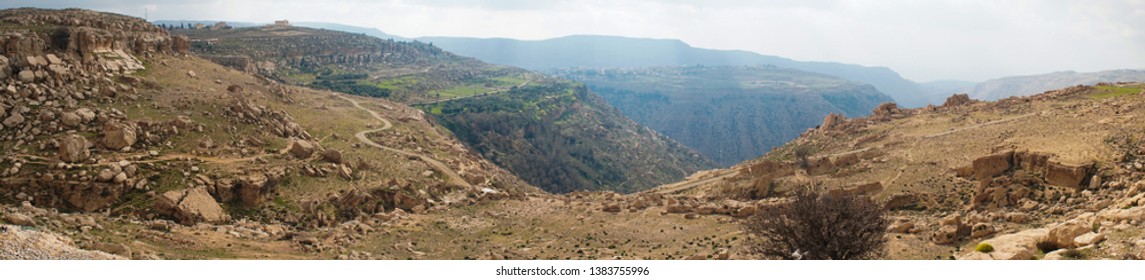 Dana Nature Reserve Panorama, Jordan