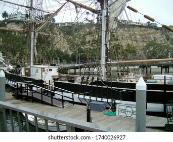 Dana Point, CA / USA - July 7 2007: The Pilgrim Ship At Dana Point Harbor