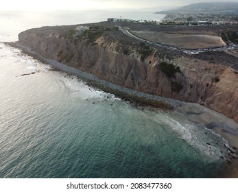 Dana Point Harbor Aerial View From Drone California Coast