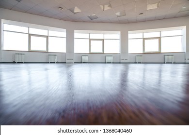 Dance Hall. Empty Hall For Dancing. Dance Hall Background.