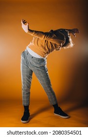 Dance Moves Performed By An Acrobatic Flexible Male Dancer