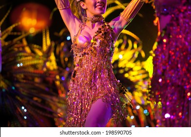 Dance Perform By Cabaret Dancer