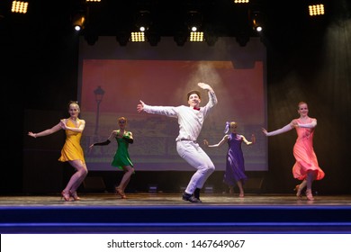 Dancer Actors perform on the theater stage in a dance show musical - Shutterstock ID 1467649067