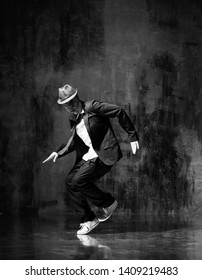 dancer posing in studio in classic costume style