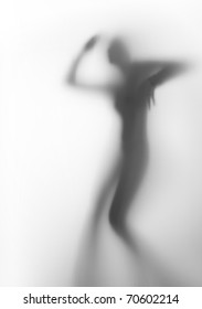 dancer woman silhouette