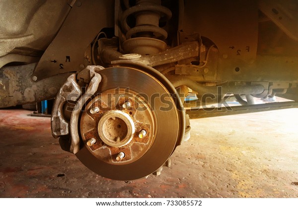 Danger\
accident car repairman fix flat wheel car\
