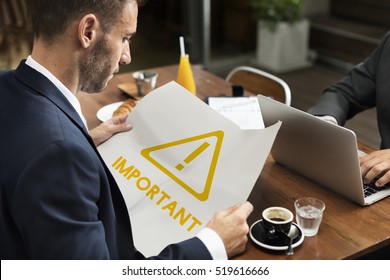 Danger ALert Warning Notification Beware Reminder Exclamation Concept