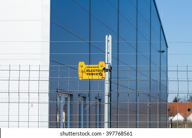 danger, electric fence - Shutterstock ID 397768561