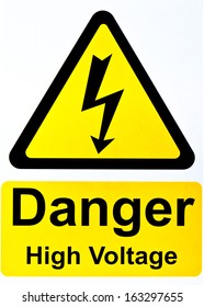 Danger High Voltage Sign