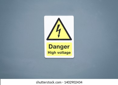 Danger High Voltage Sticker Sign 