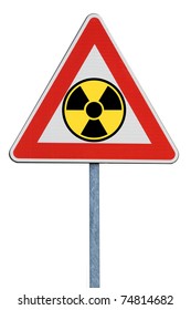 Danger radiation sign
