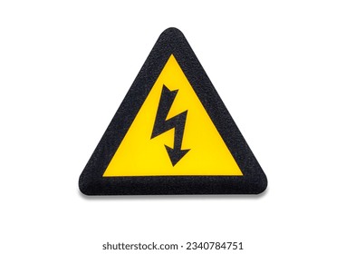 Danger signs, high voltage warning signs on high voltage substations.