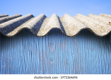 Dangerous asbestos roof - one of the most dangerous materials in buildings