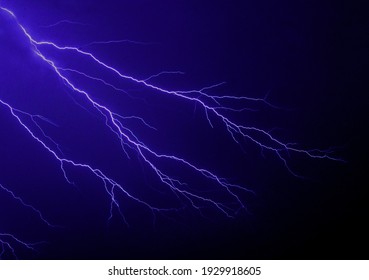 Dangerous Lightning On A Calm Night 