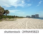 Dania beach in Florida USA view of Fort Lauderdale buildings