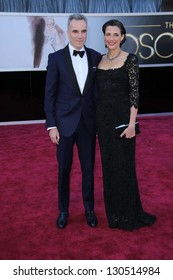 Daniel Day-Lewis And Rebecca Miller At The 85th Annual Academy Awards Arrivals, Dolby Theater, Hollywood, CA 02-24-13