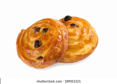 Danish Pastry Isolated On White