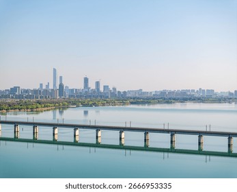 Dankun Extra Large Bridge High speed Railway in Suzhou Jiangsu China
