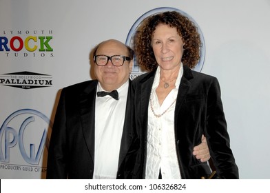 Danny Devito And Rhea Perlman At The 20th Annual Producers Guild Awards. Hollywood Palladium, Hollywood, CA. 01-24-09