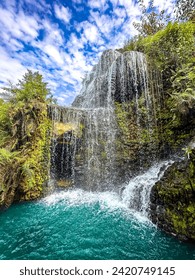 Dantewada land of angels waterfall park in Mae Taeng, Chiang Mai, Thailand
