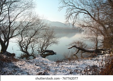Danube Bend Winter Landscape