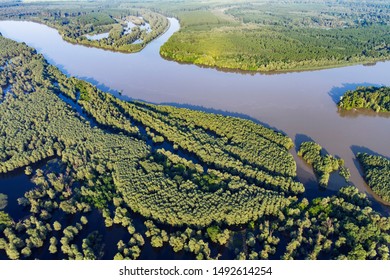 Danube River Wide Floodplain Stock Photo 1492614254 | Shutterstock