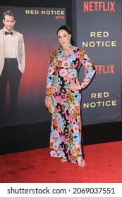 Dany Garcia at the World Premiere of Netflix's 'Red Notice' held at the L.A. LIVE in Los Angeles, USA on November 3, 2021.