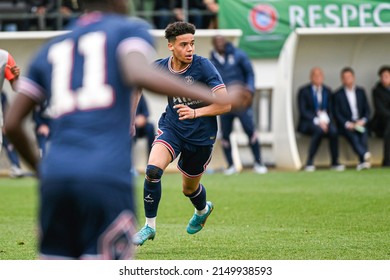 Daouda Weidmann During A U19 Football Match Between Paris Saint Germain (PSG) And RB Salzburg (FC) On March 16, 2022 In Saint-Germain-en-Laye, France.