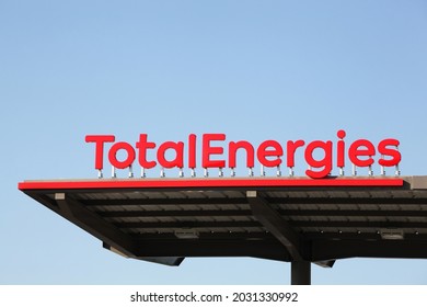 Dardilly, France - July 17, 2021: TotalEnergies is a French international electric utility company, which operates in the fields of electricity generation and distribution, natural gas and petrol