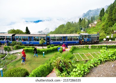 Darjeeling, India -05-01-2022: The Darjeeling Himalayan Railway was the first hill passenger railway started in 1881. This has received UNESCO World Heritage status.