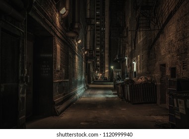 Dark alley, Chicago