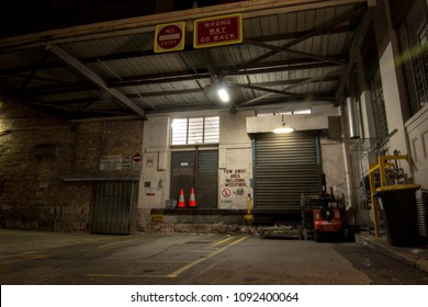 Dark Alleyway At Night