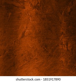 Dark Amber Colour Grunge Texture Background