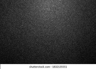 Dark Background Of Hammered Powder Paint Coating On Flat Sheet Steel Surface